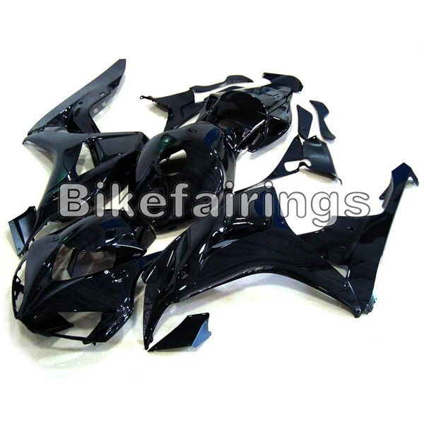 Полный набор для черного корпуса Подходит для Honda CBR1000RR 2006 2007 06 07 крышки обтекателей мотоциклов CBR1000 RR 06 07 Sportbike Cowling