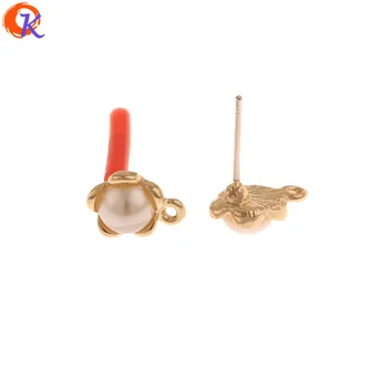 

Cordial Design 100Pcs 8*11MM Jewelry Accessories/Earrings Stud/Imitation Pearl/Hand Made/DIY Jewelry Making/Earring Findings