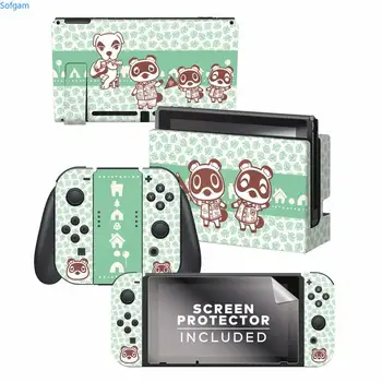 

Controller Gear Authentic Animal Crossing: New Horizons - Tom Nook & Friends Nintendo Switch Skin Bundle - Nintendo Switch