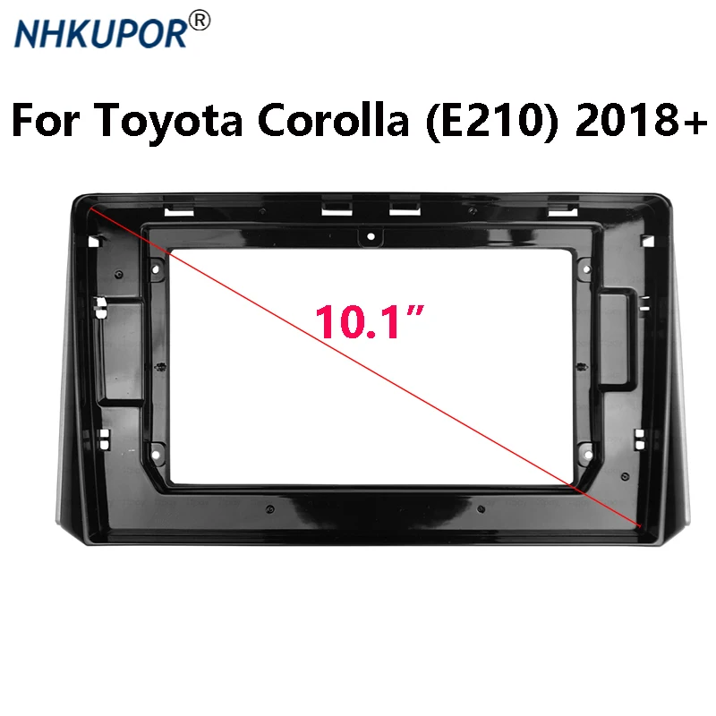 

2 Din Car Radio Fascia For Toyota Corolla (E210) 2018+ Auto Stereo Install Dash Panel Mounting Faceplate Center Console Holder