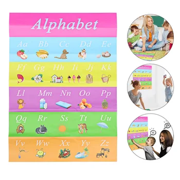 

1PC English Durable Children Wall Chart for Nursery Home Children