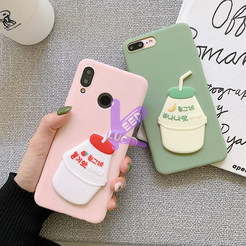 Разноцветные сладкие бананы молоко клубника напиток для Huawei Nova 5 5i Pro Mate 10 20 30 Lite P