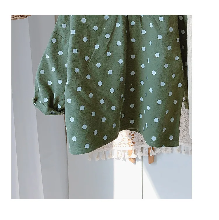 Green Blouse Новое осенне-зимнее платье одежда для малышей, платье для девочек вельветовые рождественские платья принцессы весенние наряды для малышей - Цвет: Green Blouse