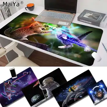 

Maiya Beautiful Anime Funny Lovely Space Cats Customized laptop Gaming mouse pad Rubber PC Computer Gaming mousepad