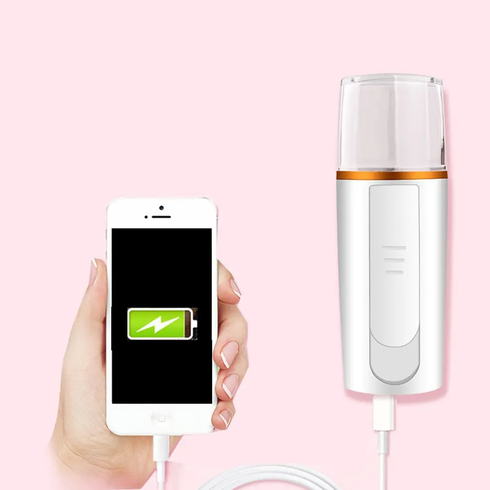 Durable Humidifier USB Rechargable Portable Water Meter Charging Mini Steamed Face Humidifier Portable Size 2