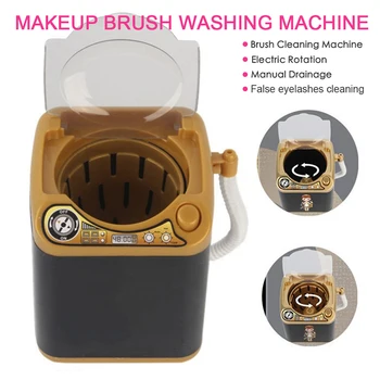 

1Pcs Mini Fashion Electric Washing Machine Makeup Brushes Cleaning Dryer Eyelash Make-up Tool