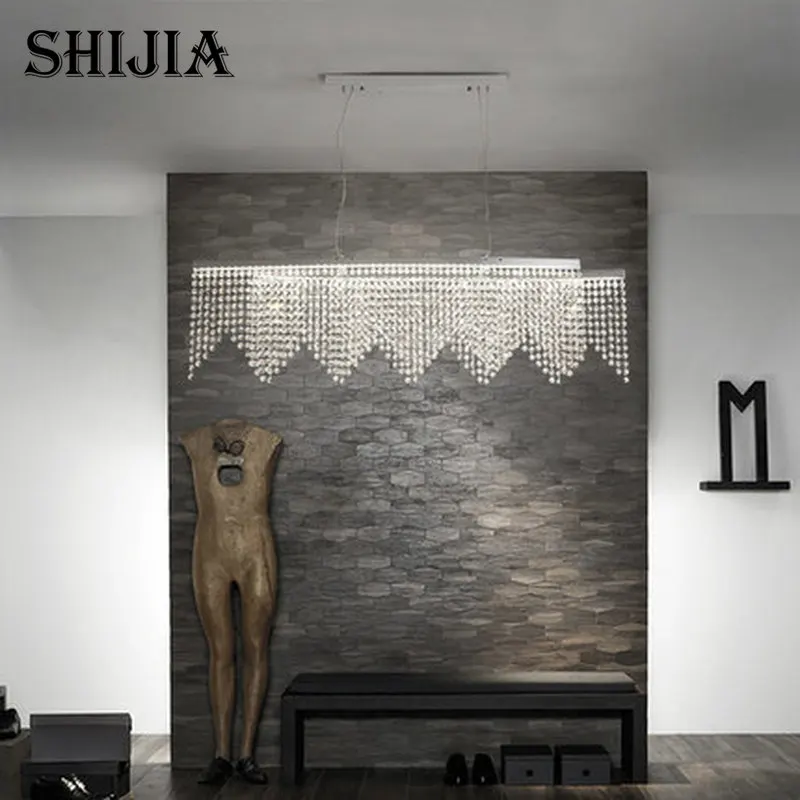 

Italian Postmodern Minimalist Nordic LED Crystal Decorative Light for Kitchen Dining Lighting
