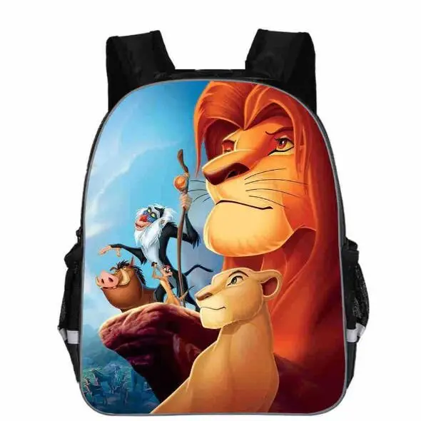 Mochilas Infantil Король Лев Симба школьные ранцы подарок на год для девочек-подростков с изображением мультипликационных персонажей для детей Детская сумка-рюкзак для мальчиков и девочек