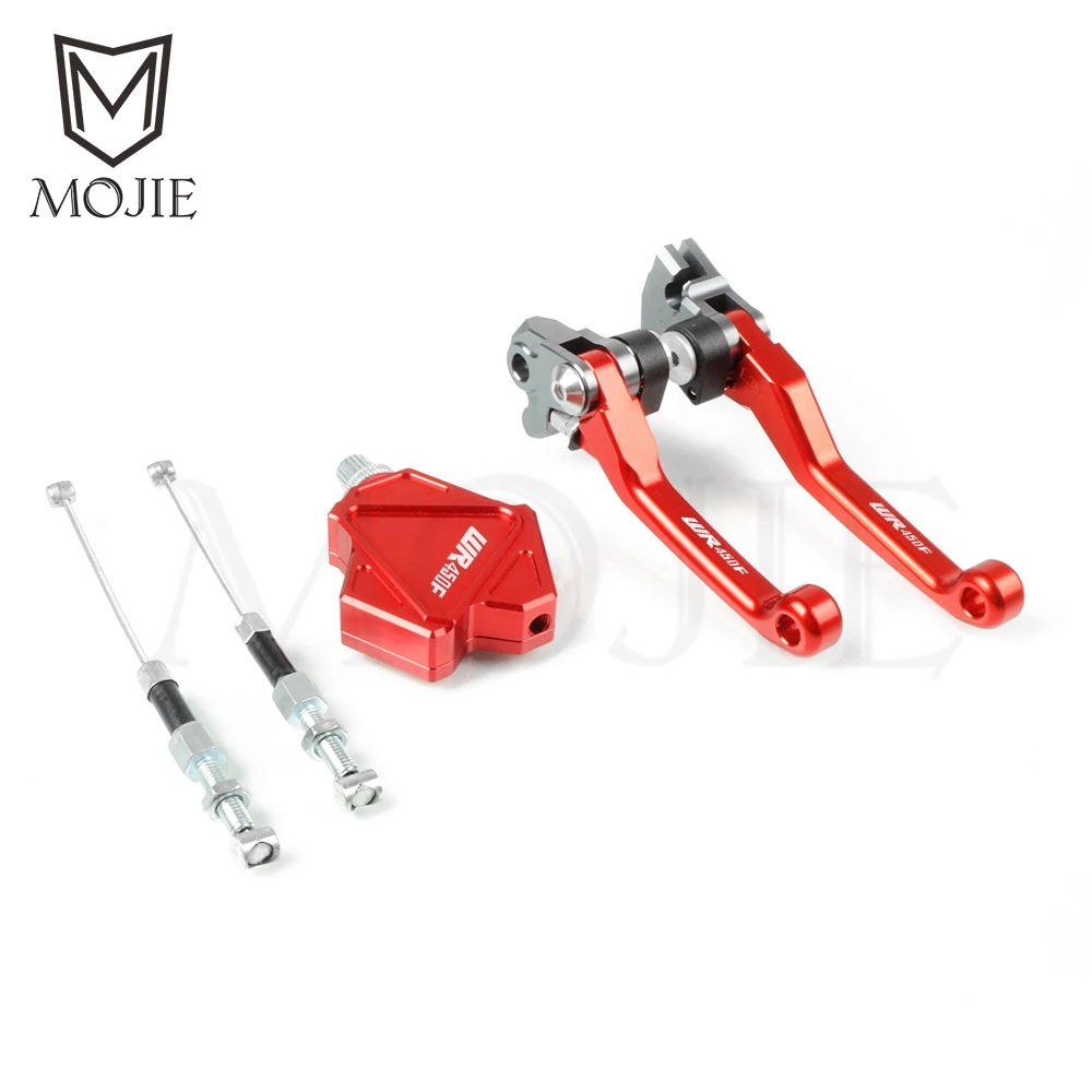 Для YAMAHA WR450F WR 450F 450 WR450 F 2001- Мотокросс ЧПУ поворотный тормоз трюк рычаг сцепления легко тяните кабель системы мотоцикла - Цвет: WR450F 16-18 Red