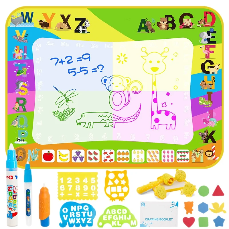 

Kids Drawing Mat Doodle Rug with ic Pen Painting Board Kids Carpet Painting Training Educational Toys Gift