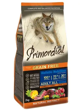 

Dog food. I think no cereal Paramount Cordero and Tuna. Sack de 2Kg.