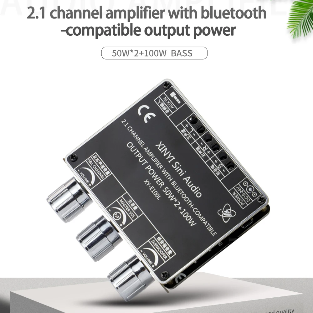 Цифровой усилитель HIFIDIY LIVE E100L E30H 2 1 каналов Bluetooth 100 мощности аудио стерео