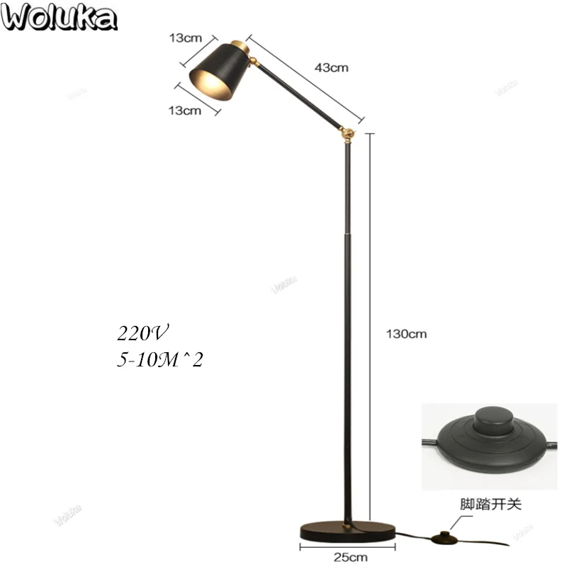 Floor lamps modern simple LED eye protector living room bedroom study vertical desk lamp CD50 W06