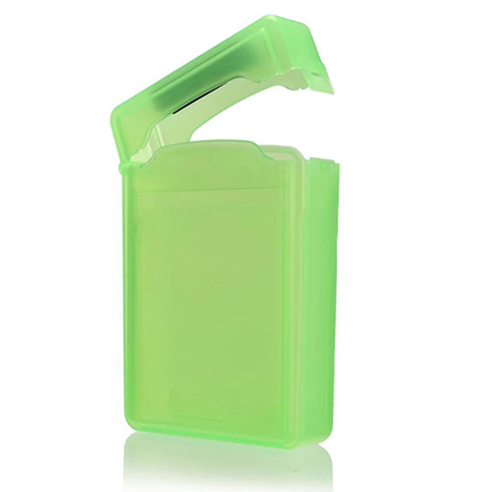 External Hard Drive Case External Hard Drive Box Hard Disk Case Hard Drive Enclosure HDD Case Enclosure 3.5 inch Dust Proof Plastic IDE SATA HDD Hard Drive Disk Storage Box Case Cover