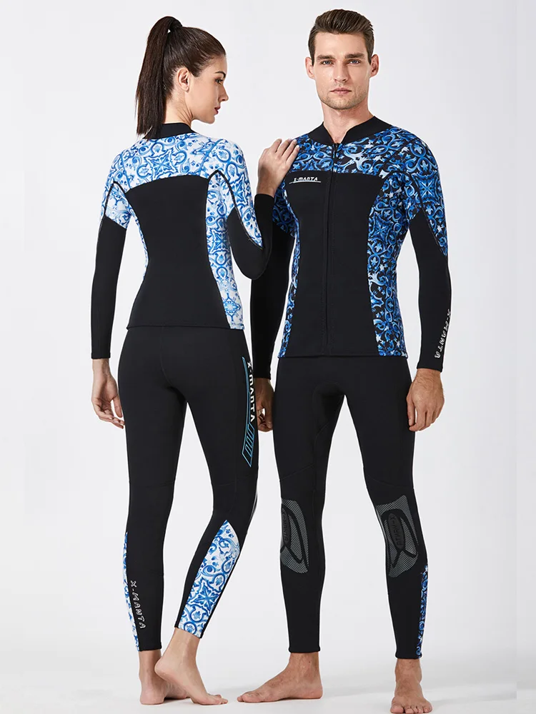 Men's Wetsuit Jacket Pants 1.5mm Neoprene Surfing Leggings for Diving Snorkeling Spring Swimming Top Bottom Women | Спорт и