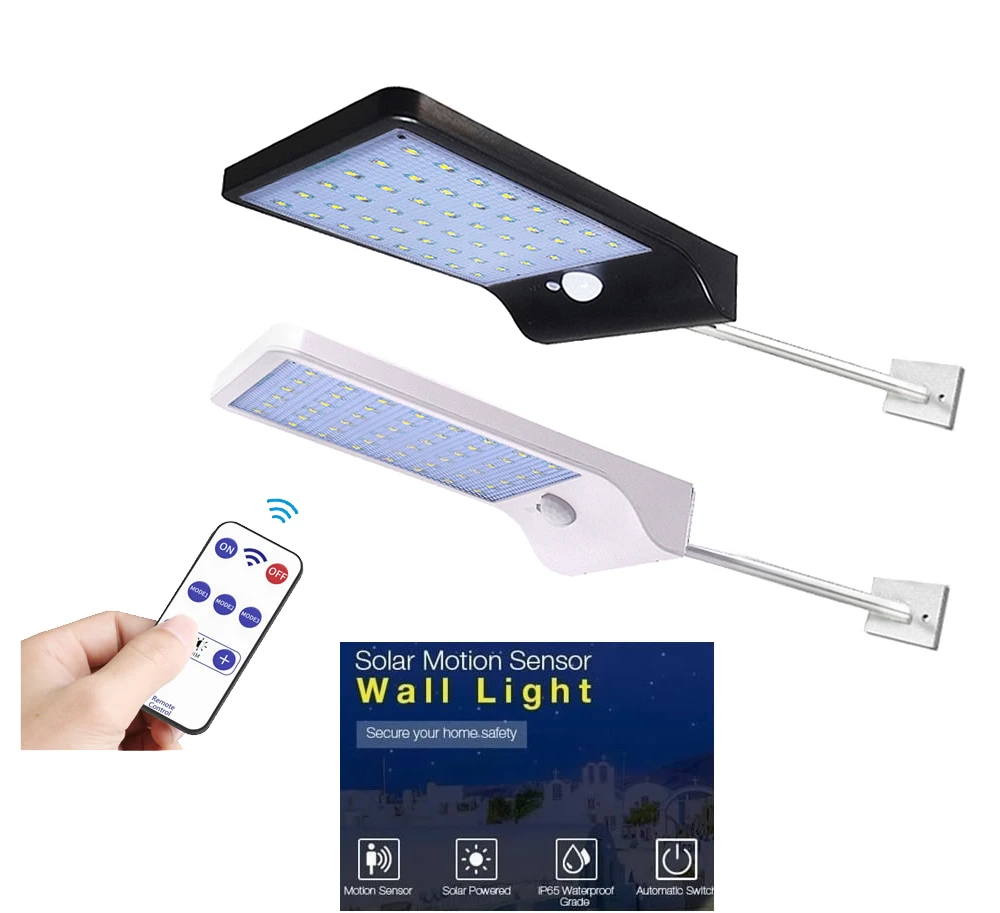 

remote 36 LED PIR motion sensor Solar Street light 3 mode Outdoor spot wall lamp Waterproof Energy Saving Yard Path Home Garden