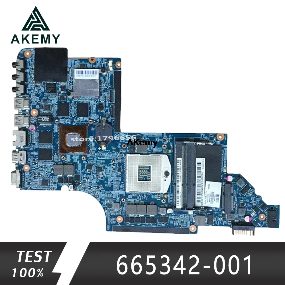 665342-001 Материнская плата для ноутбука hp Pavilion DV6T DV6-6000 материнская плата HD6770 2GB ноутбук ПК Протестировано ОК