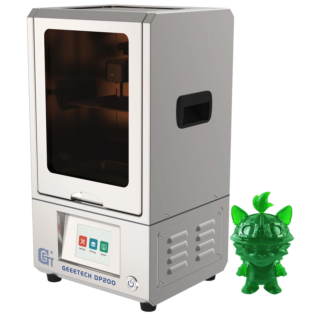 Geeetech DP200 ЖК-светильник для полимеризации 3D принтер DLP UV 40 Вт 405нм смола с wifi фиксация 20 мм/ч встроенный ломтик