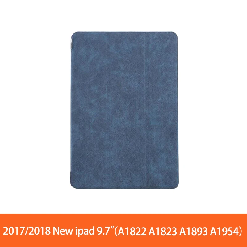 NEW ipad 9.7 blue Для ipad Air 2 кожаный чехол / ipad 9," ПК Защитный чехол для ipad Pro 10,5" 12," кожаный смарт-чехол - Цвет: NEW ipad 9.7 blue