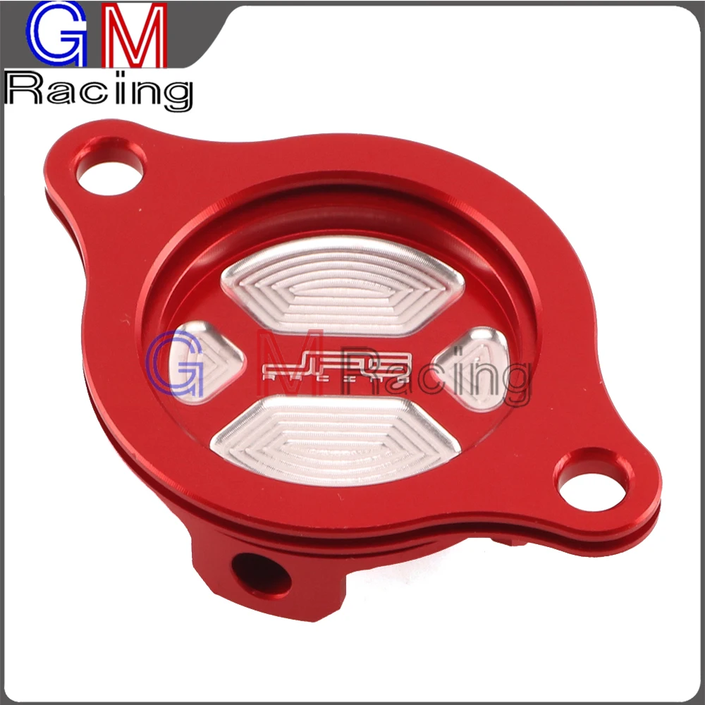 CNC алюминиевая крышка масляного фильтра для HONDA CRF450R 2009 2010 2011 2012 2013 Байк мотоцикл