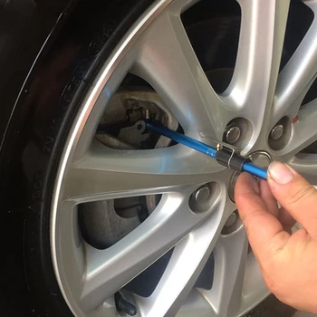 

2 in 1 Car Brake Pads Repair Tool Detection Pen Thickness Gauge Measurement Tester Tyre Tire Tread Indicator Measurement Tool