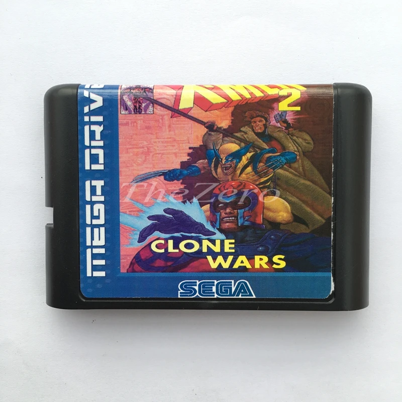 X men 2 EU/JAP оболочка для 16 битной игровой карты для системы Genesis для sega Mega Drive
