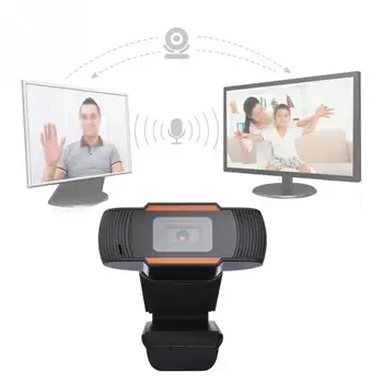 

Full HD Webcam CMOS Clip On Rotatable No Drive Universal Computer Accesories PC Gift USB 2.0 Camera For Laptop Plug And Play