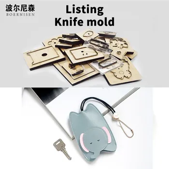 

Wood die cutting DIY 2020 zipper elephant card bag die cutting burr scrapbook suitable for die cutting machine