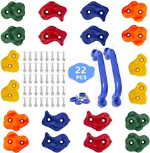20 combinaisons d'escalade colorées, entraînement physique d'escalade en plein air pour enfants, y compris des Kits de matériel