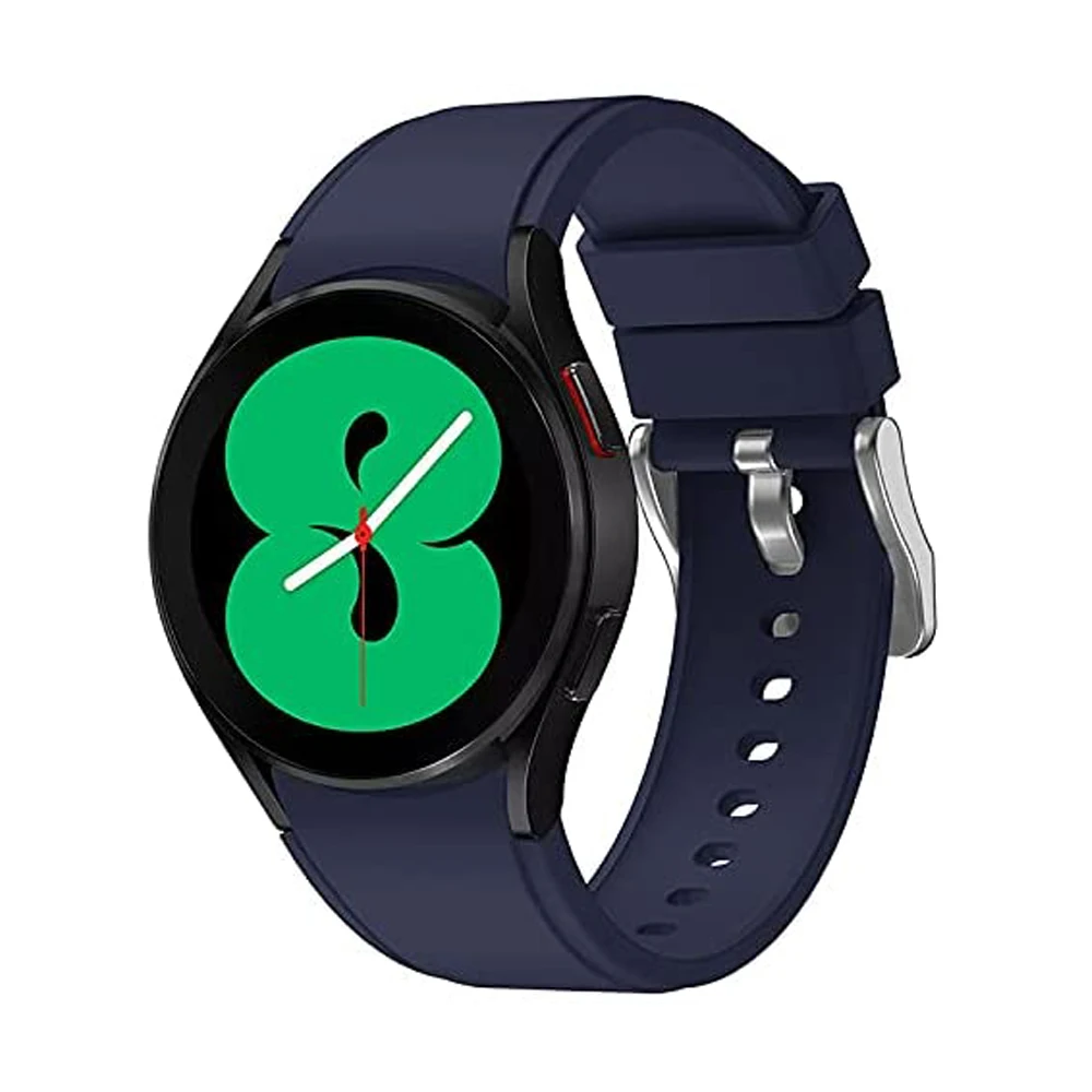 Premium 20mm Silicone Sport Watch Strap - Classic Design