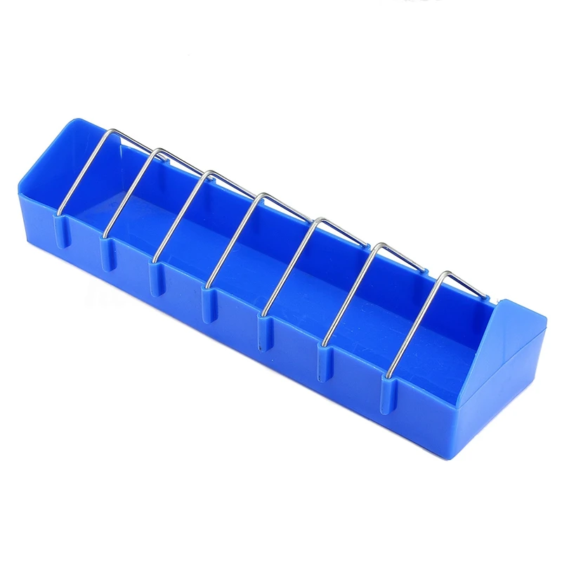 Blue 16 дюймов клетка для птиц Фидер чашка для корма для домашних животных товары для птицы хранение корма - Цвет: Blue