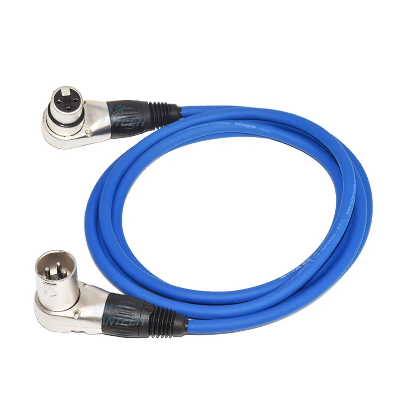 

Высококачественный кабель с прямоугольным коннектором 3Pin XLR Female к XLR Male