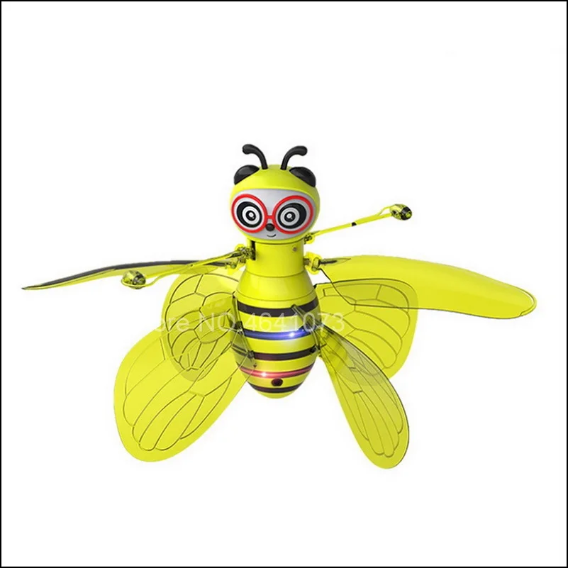Honeybee Drone Magical Bee Fly RC вертолет Infraed индукционный самолет обновления RC игрушки для детей, детская фигурка игрушка самолет подарок