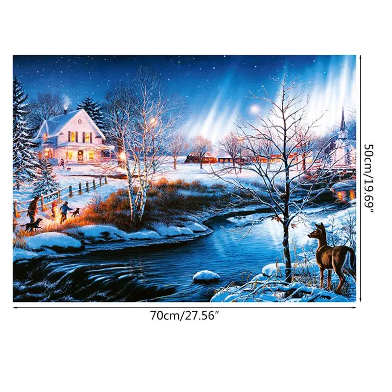 

Popular 1000pcs/set Jigsaw Puzzles House Flower Paper Assembling Puzzle Educational Toys