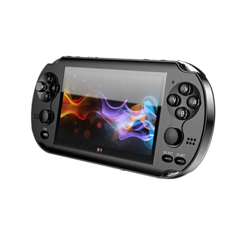 X1 Nostalgic classic 4.3 inch Handheld Game Console Dual Joystick 8GB preloaded 10000 games support TV Out video game machine 