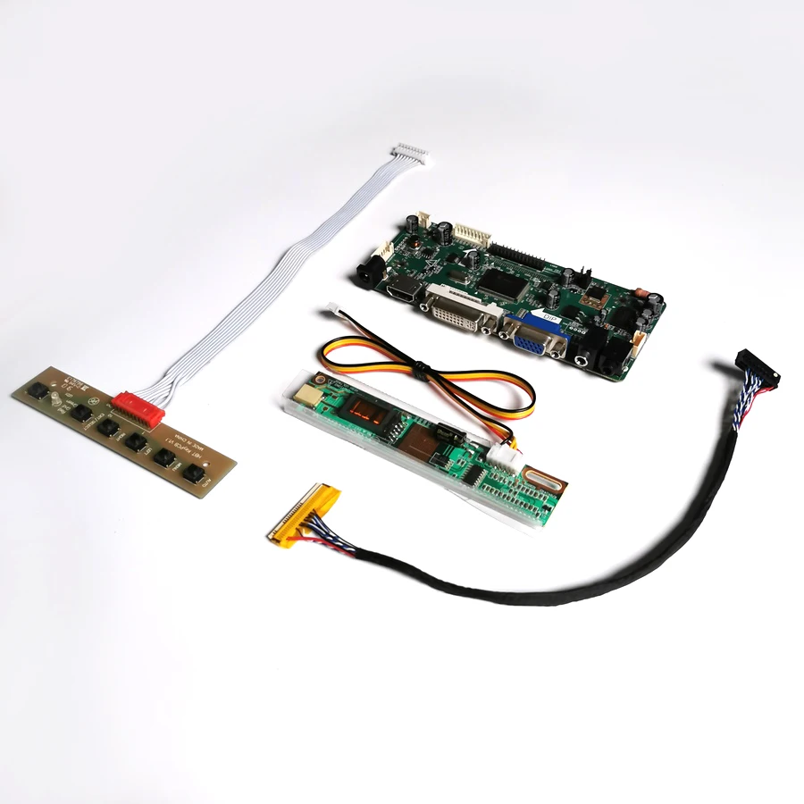 Для LP154WX4-TLD4/TLE1 HDMI DVI VGA ЖК-монитор панель LVDS 30Pin CCFL M. NT68676 экран контроллер привод плата 1280*800 15," комплект