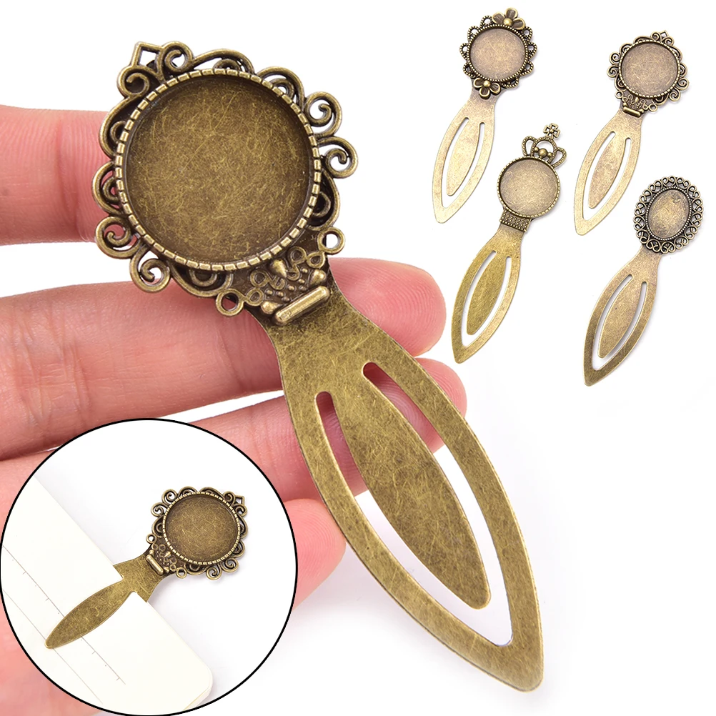 Antique Owl Bookmark Base Fit 20mm Round Glass Cabochon Blank Bezel Setting Findings | Канцтовары для офиса и дома