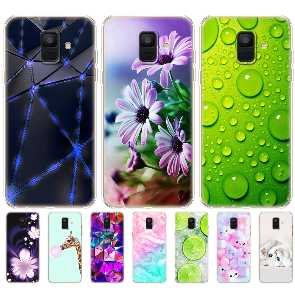 Чехол для Samsung Galaxy A6 2018 мобильный телефон SIM SM A600 A600F plus A605 A605F защитный чехол телефона|Бамперы| |