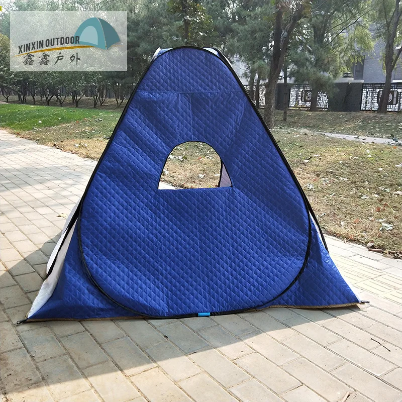 Winter Tent Thick Quilted Warm Hiking Tent Fishing Cold Winter Camping Fishing Tent Outdoor Winter Ice Fishing Cotton Tents