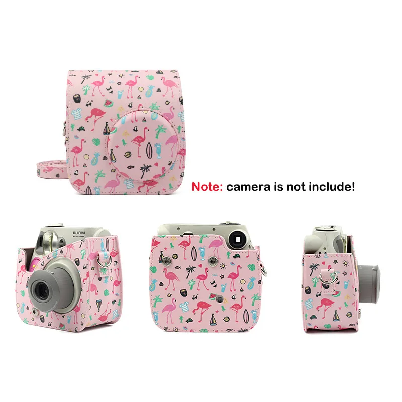 Чехол-сумка для камеры Instax из искусственной кожи для моментальной камеры Fujifilm Instax Mini 7s 7c и камеры Polaroid PIC-300