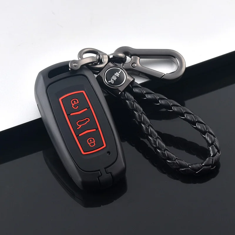 Для Geely Atlas Emgrand X7 Sport pro Emgrand GS/GL Высококачественная сумка для ключей автомобиля, индивидуальный чехол для ключей автомобиля, аксессуары для украшения автомобиля - Цвет: As  picture