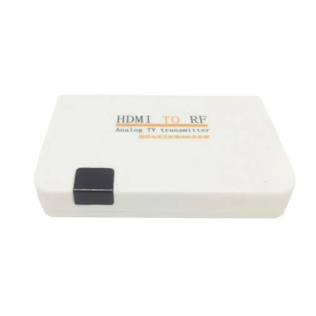 Универсальный HDMI для радиочастотного коаксиального конвертера адаптер кабель с пультом дистанционного управления блок питания для ТВ преобразования США/ЕС/Великобритания/США
