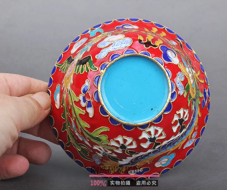 Китайский Старый Пекин ремесло cloisonne(миска для воды) украшения