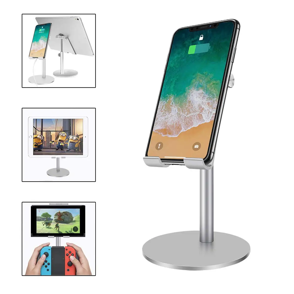 Настольное крепление для Pad Air mini, держатель для телефона регулируемая высота, подставка универсальная для планшета, подставка для планшета, многоугольная док-станция