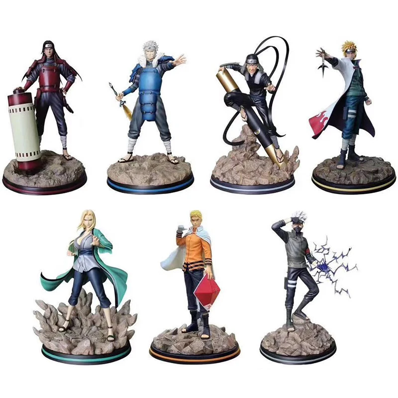 Аниме пять поколения Tsunade шесть Хатаке Какаши ПВХ фигурка модель игрушка кукла