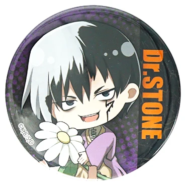Dr. STONE значок аниме Ishigami Senku Kohaku хром Suika Taiju Oki Yuzuriha Ogawa Gen Tsukasa Shishio металлический значок брошь булавки - Окраска металла: 06 Gen Asagiri