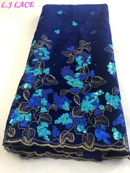 

Latest design beauty velvet sequins lace embroidery nice velvet lace fabrics fashion party gowns sewing lace fabric