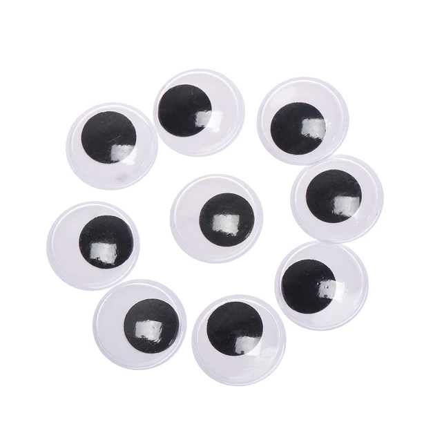 100Pcs/Set DIY Craft Not Self-adhesive Doll Eyes Creative Puppet Making Dinosaur Eyes Stuffed Toys Dinosaur Doll Accessories 4