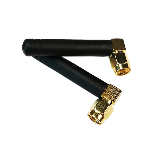 Antenne WiFi 2,4 GHz/5,8 GHz double bande 3dbi RPSMA/SMA, adaptateur réseau de routeur avec connecteur caoutchouc Aeria, pour mini carte caméra USB PCI, 4