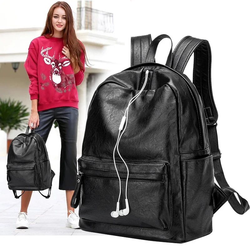 

Backpack Women Female Genuine Leather Backpacks Purse Fashion School Bags for Women Backpacks Schoolbags Travel dual-use C1153